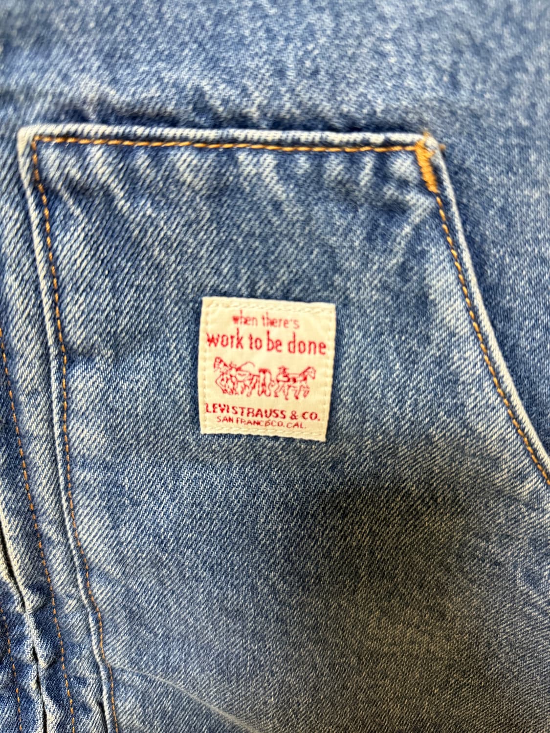 리바이스 데님 베스트 패딩조끼 상품이미지4