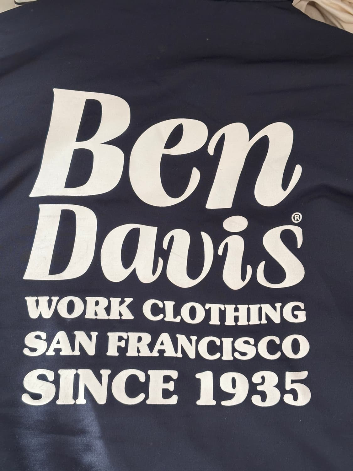 벤 데이비스 네이비 코치 자켓 L 상품이미지3