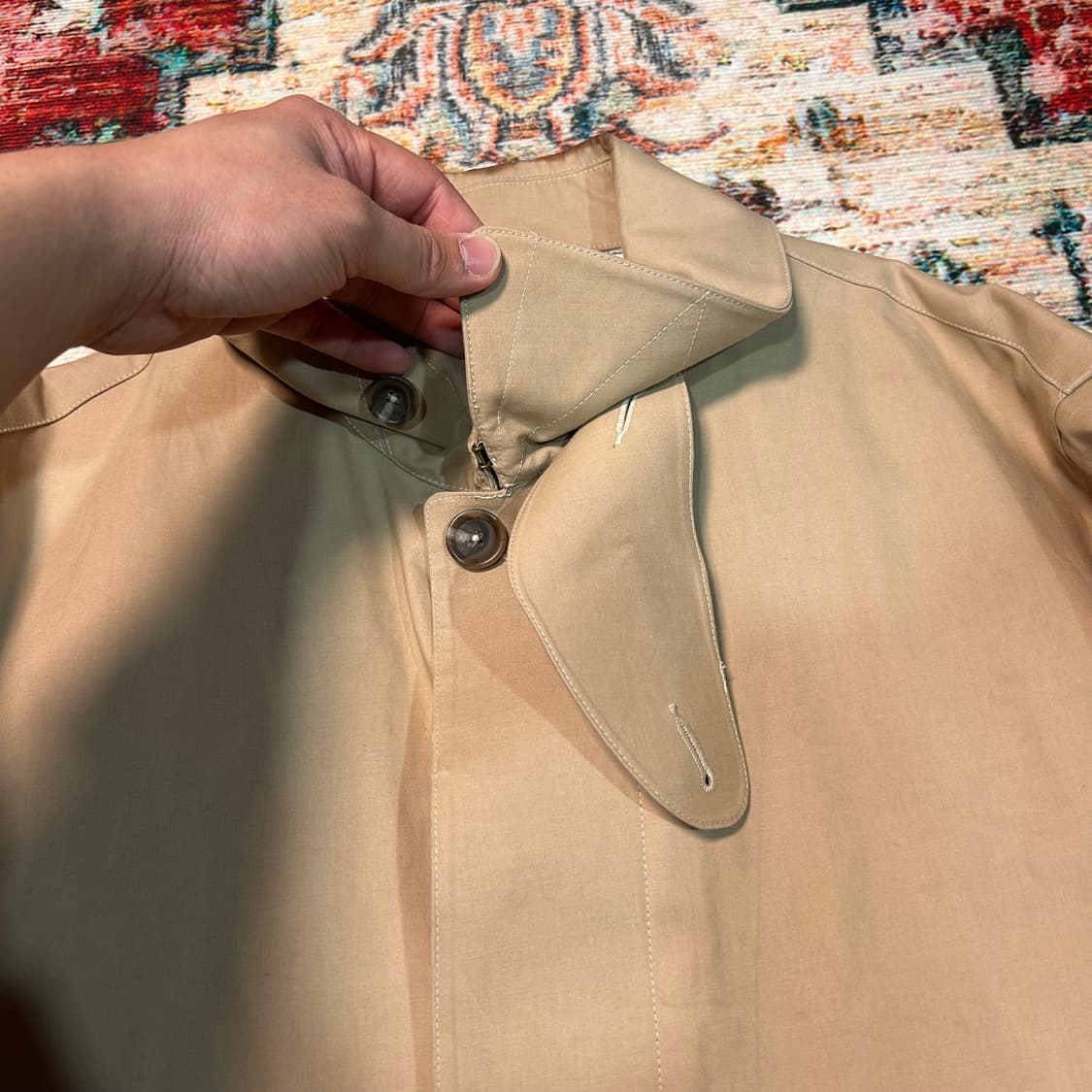 [L] 00s 폴로 랄프로렌 심실링 레인 필드코트 상품이미지4