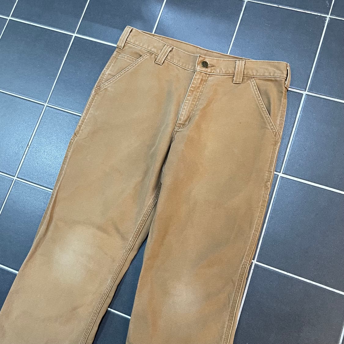 Carhartt 칼하트 캔버스 코튼 카펜터 워크팬츠 상품이미지4