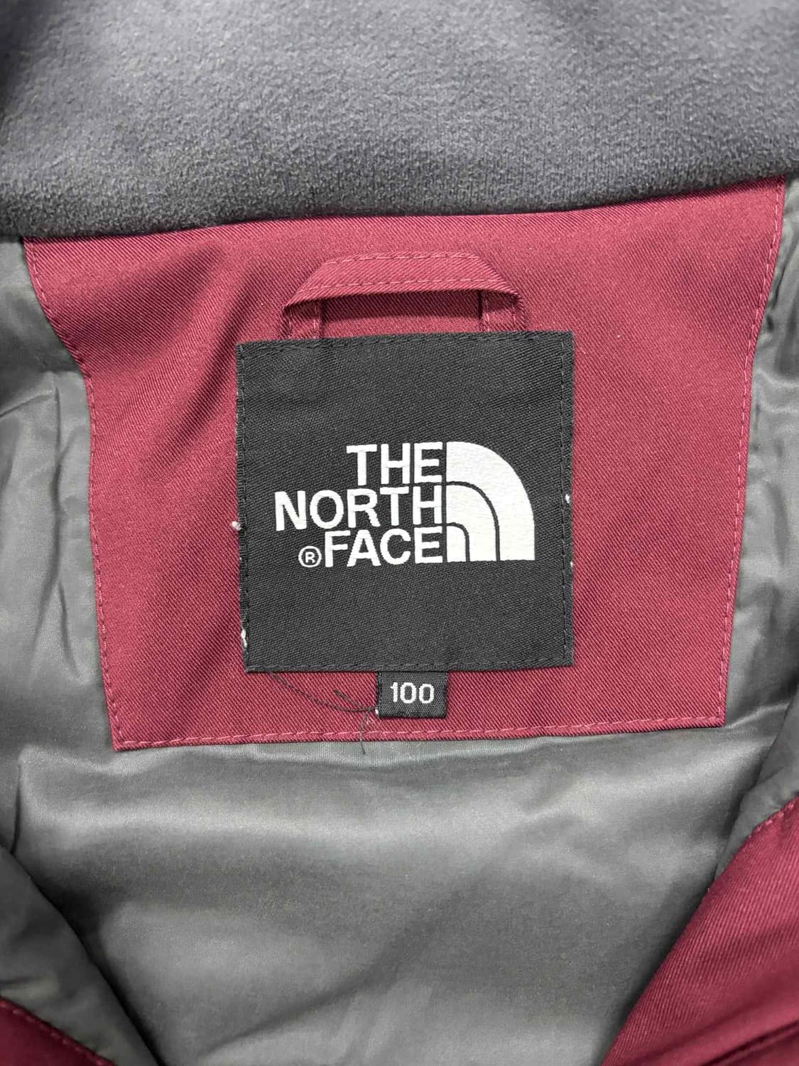 노스페이스 hyvent 버건디 평창올림픽 다운 고프코어 패딩 점퍼 자켓( 상품이미지3