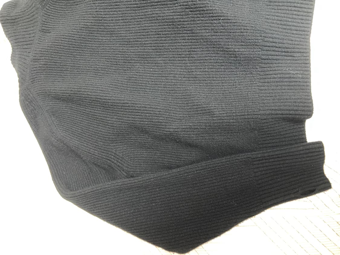 토니웩 울 다이애그널 지퍼 스웨터 블랙 XL 상품이미지7