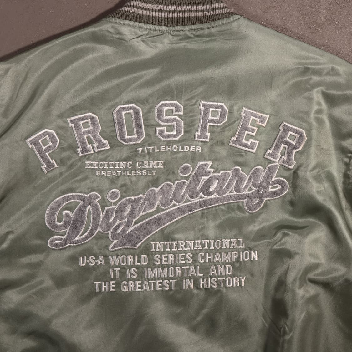 일본빈티지 자수 봄버자켓 상품이미지7