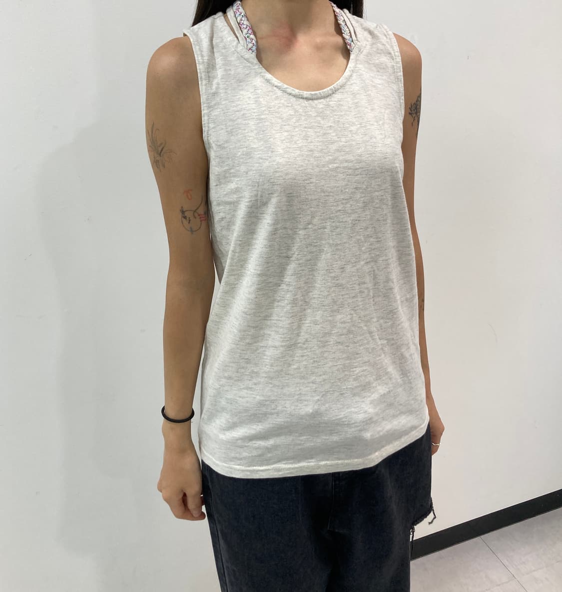 Double strap sleeveless  상품이미지2