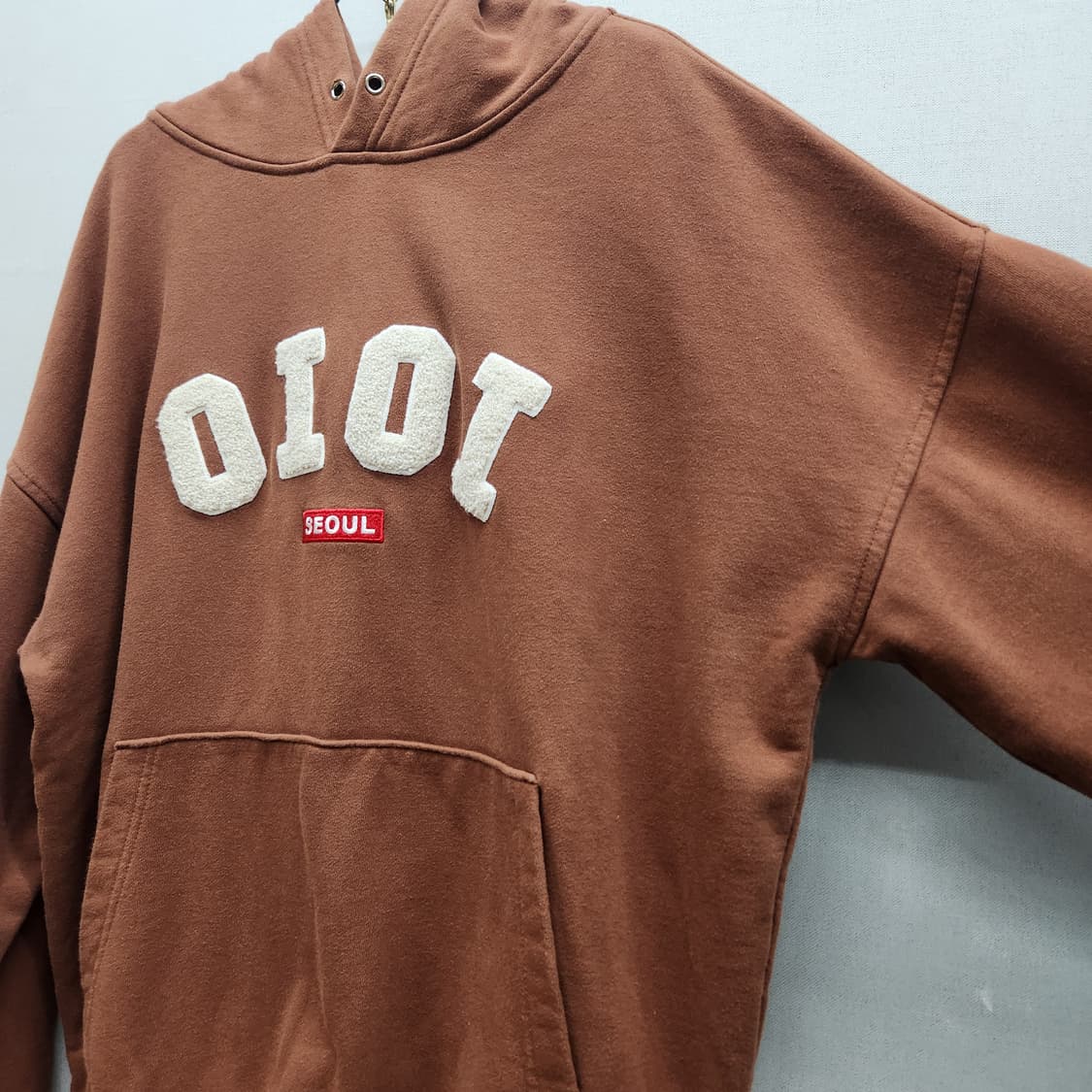 OIOI 오아이오아이 빅로고 후드티 2XL 상품이미지2