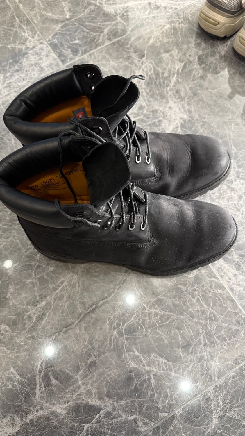 [43.5->43 or 42.5] 팀버랜드 6인치 워터프루프 부츠 블랙 상품이미지3