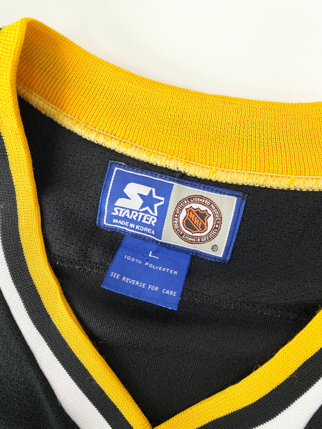 90's 스타터 NHL 피츠버그 펭귄스 하키 져지 상품이미지8