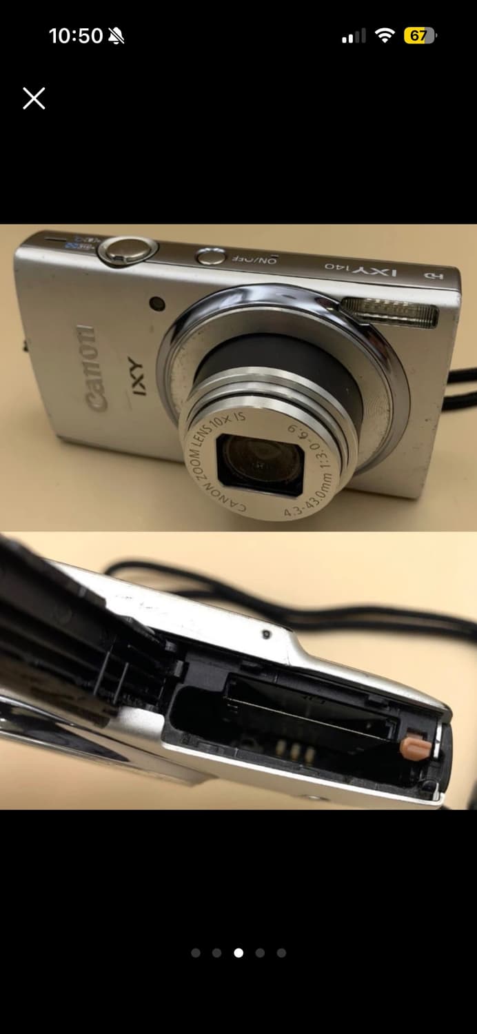 캐논 익서스 140 IXUS 140 배터리 포함 상품이미지3