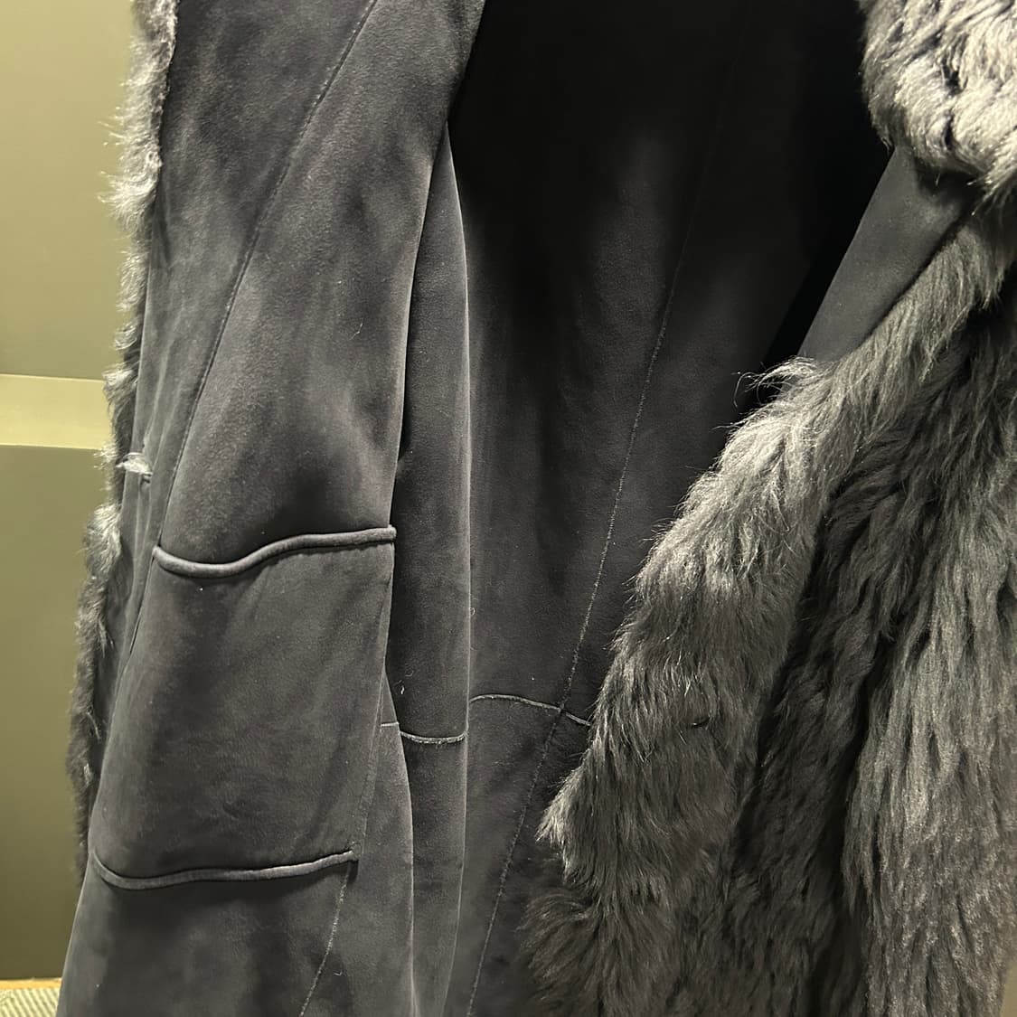 톰포드 시어링 퍼 무스탕 코트 상품이미지5