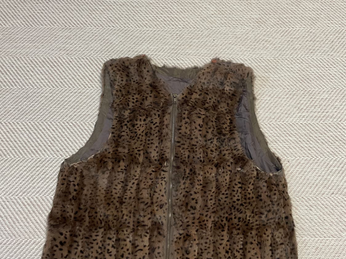 빈티지 퍼 베스트  상품이미지2