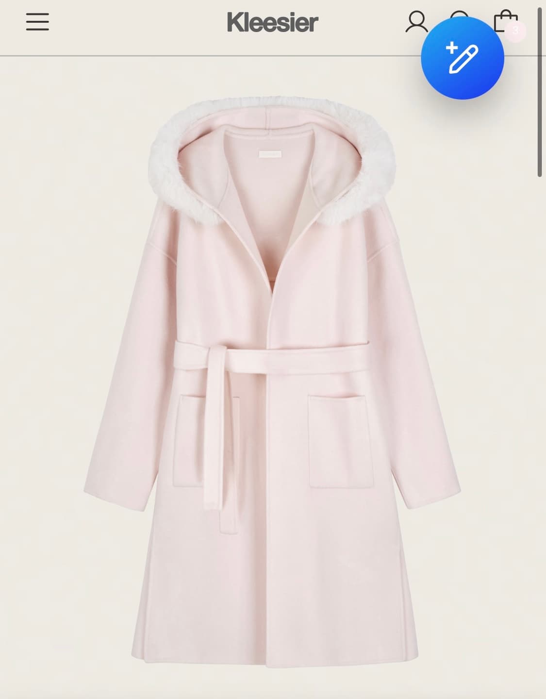 클리시어 라일락 코트 상품이미지1