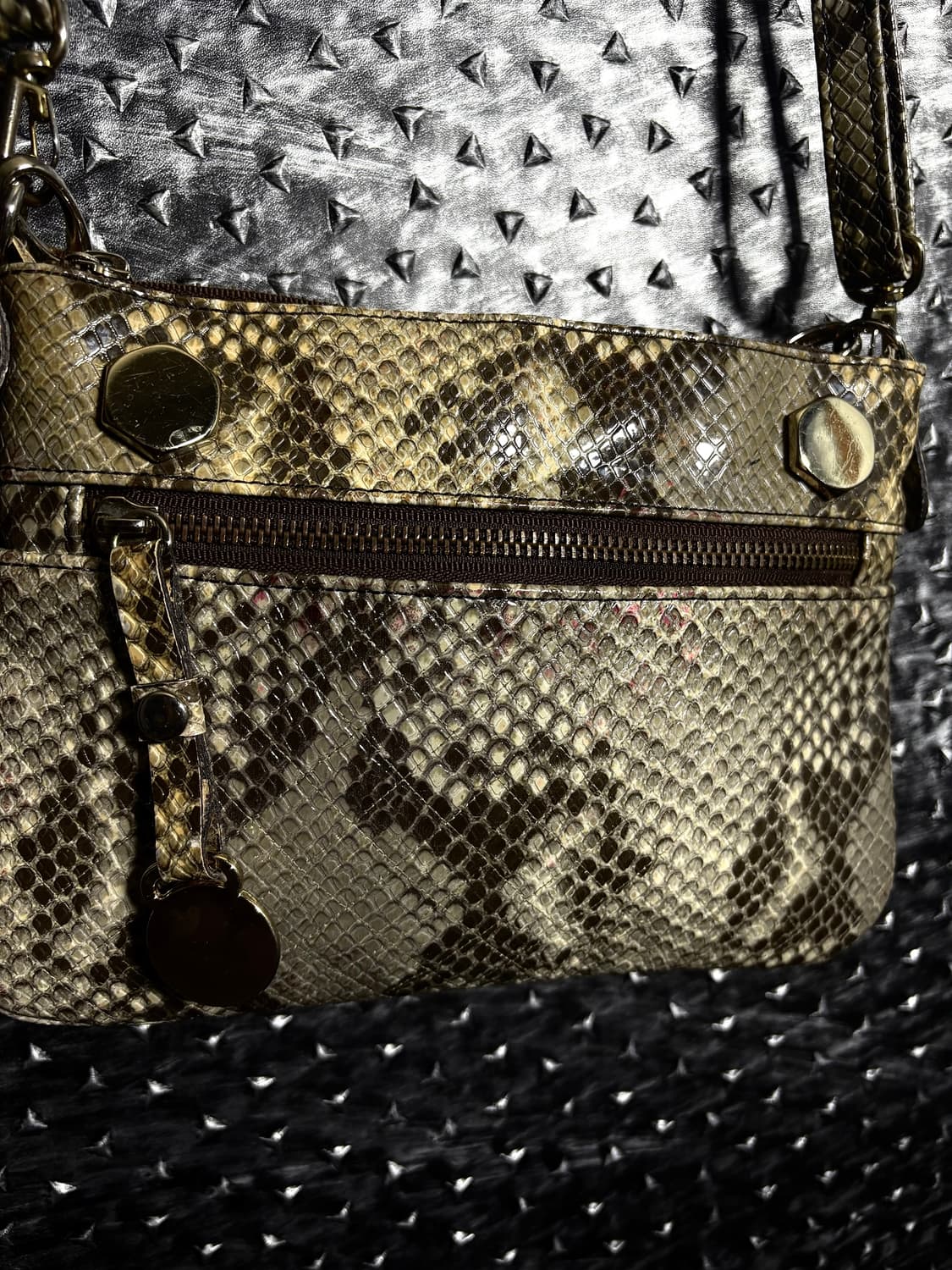 Cambio 파이톤 숄더백 상품이미지3