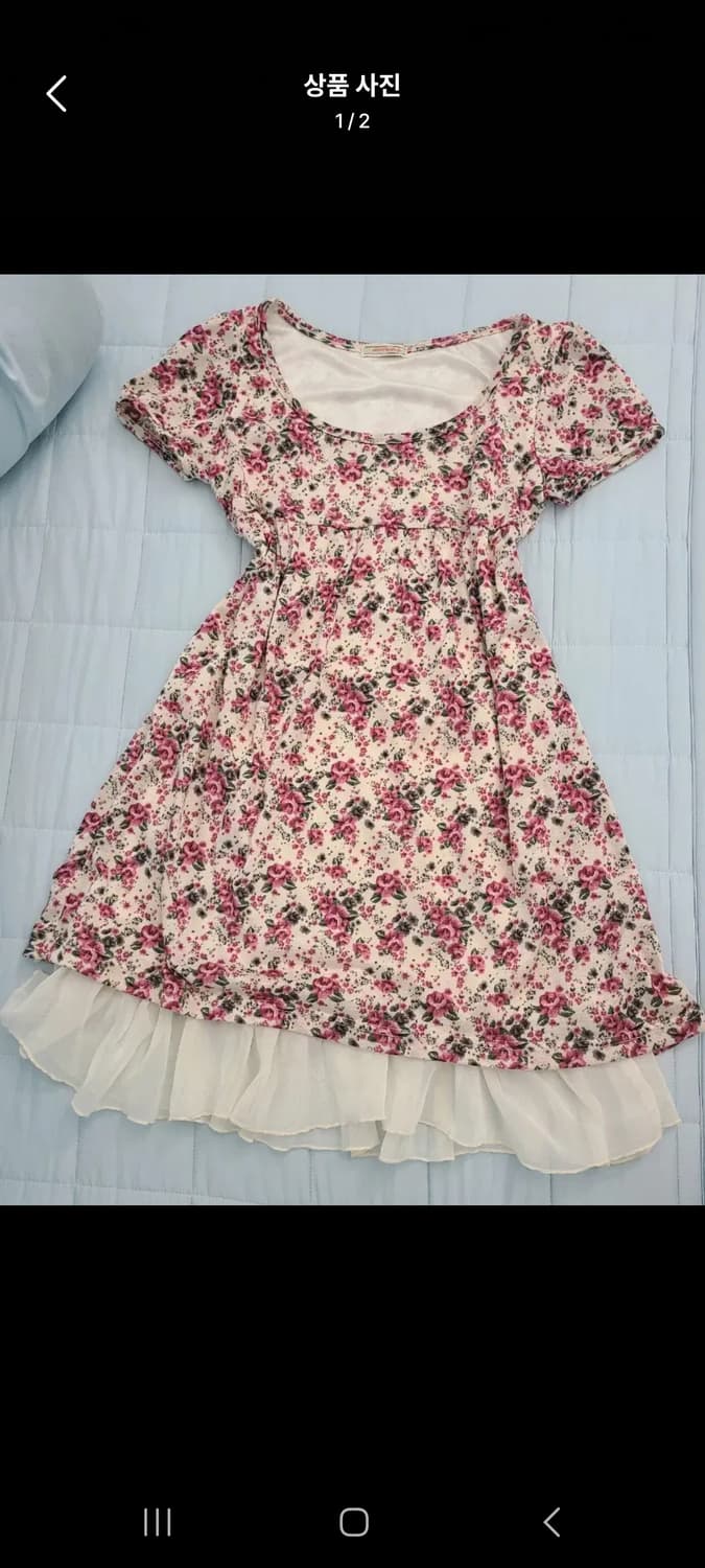 꽃 원피스 반팔 오리엔탈 일본 빈티지 엑시즈팜 리즈리사 아오이유우 백예린 상품이미지1