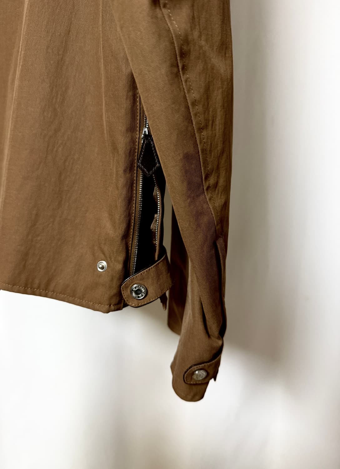 에르메스 2way 밀리터리 사이즈 Zip 레더Mix 자켓 상품이미지10