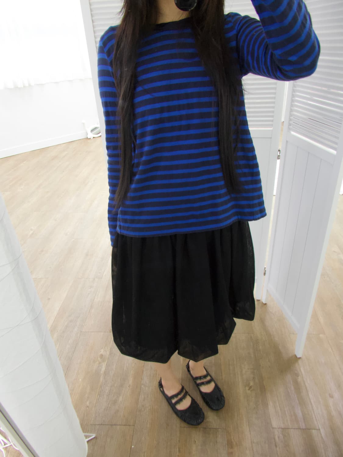 Sacai 사카이 럭 프릴 탑 상품이미지5