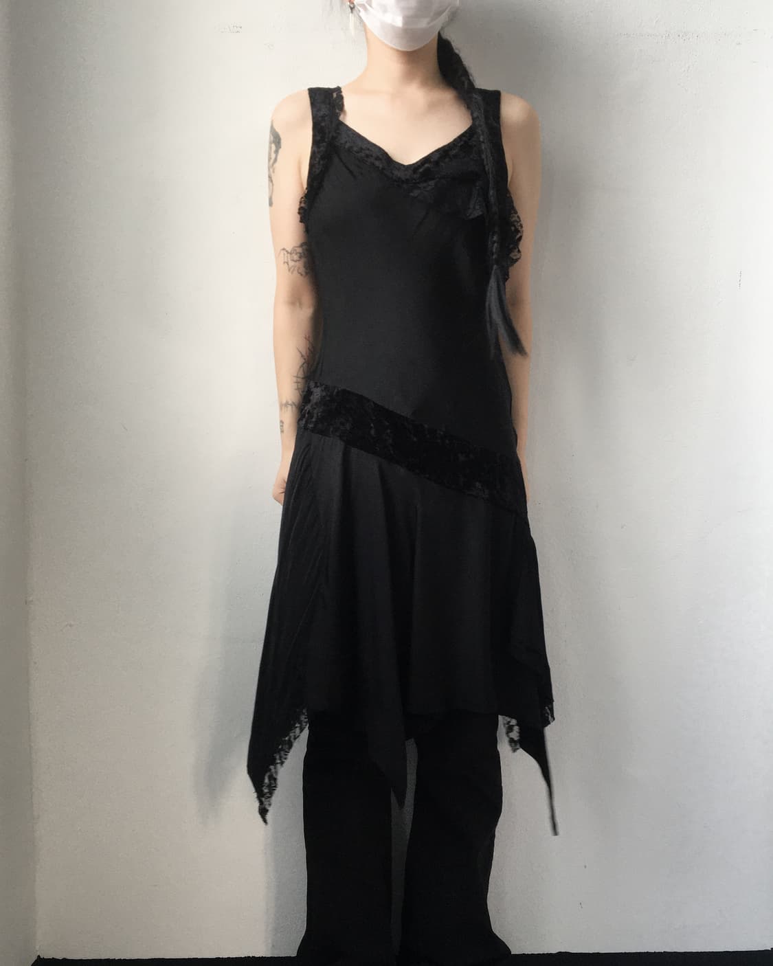 Unbalanced sleeveless onepiece 상품이미지1