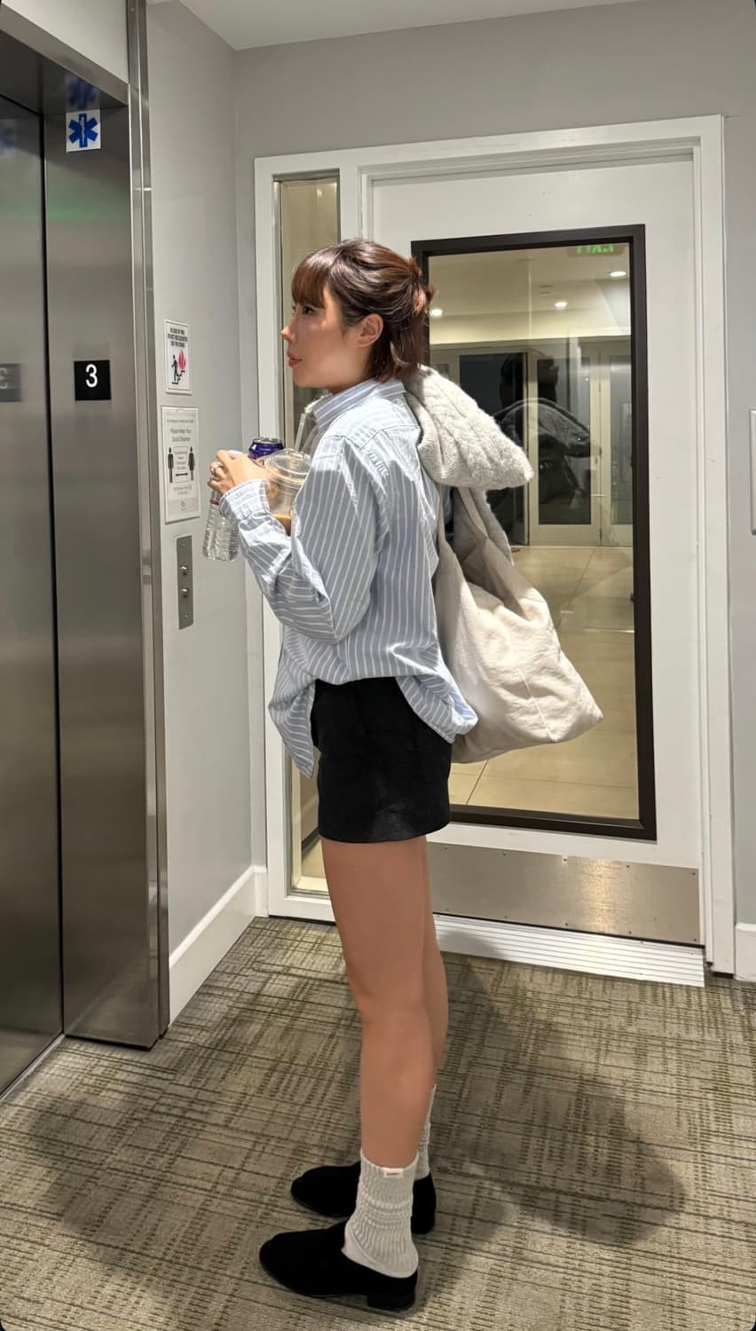 글로니(glowny) G WOOL MINI SKIRT 울 미니 스커트 상품이미지3