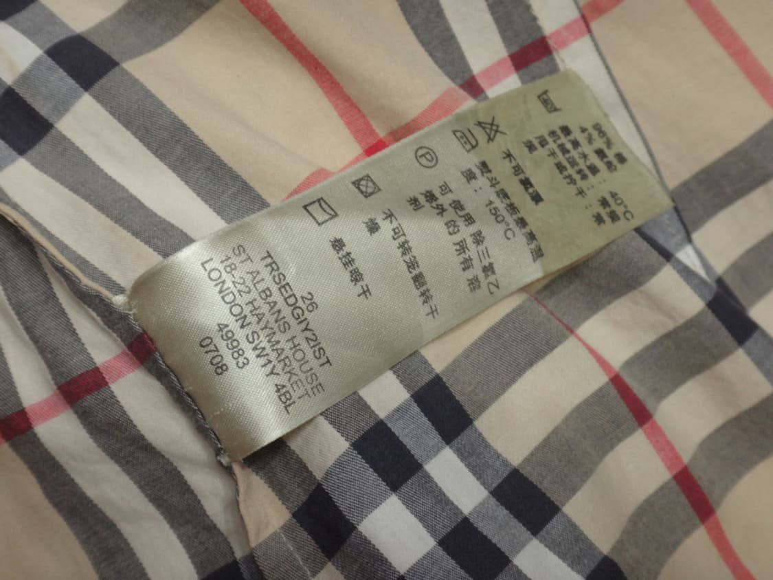 (S사이즈) burberry 버버리 런던 여성 체크 셔츠 상품이미지8