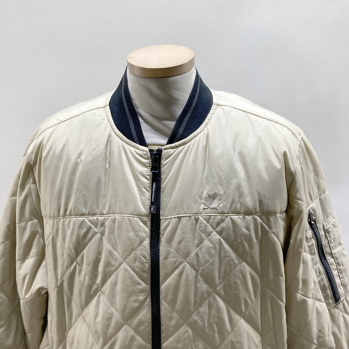 라푸마 남성퀼팅경량패딩자켓 베이지 XL 상품이미지2