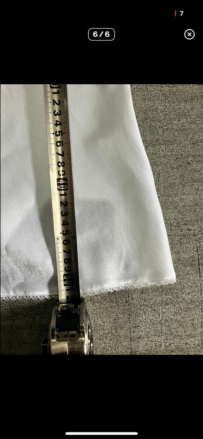 디올 오네갸루 핀터깔 핏 레전드 레이스 슬리브리스 나시 상품이미지6