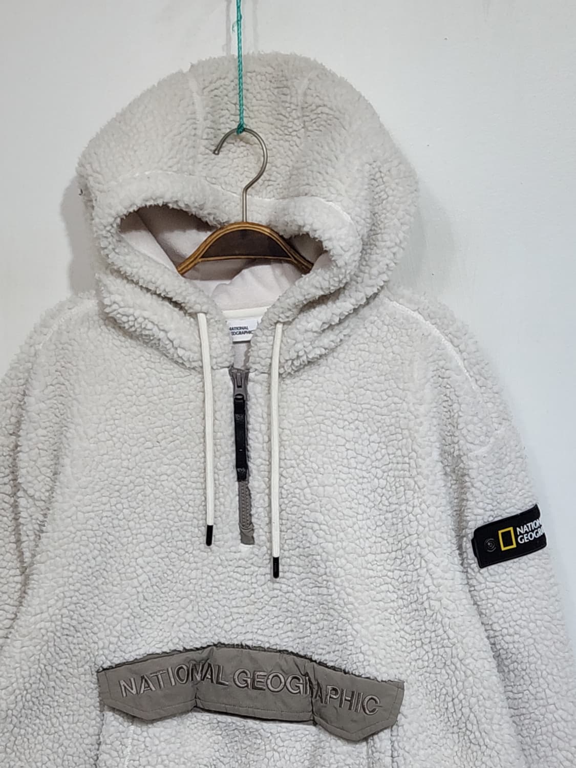(L) 내셔널지오그래픽 플리스 아노락 점퍼 뽀글이 후리스 자켓  상품이미지2