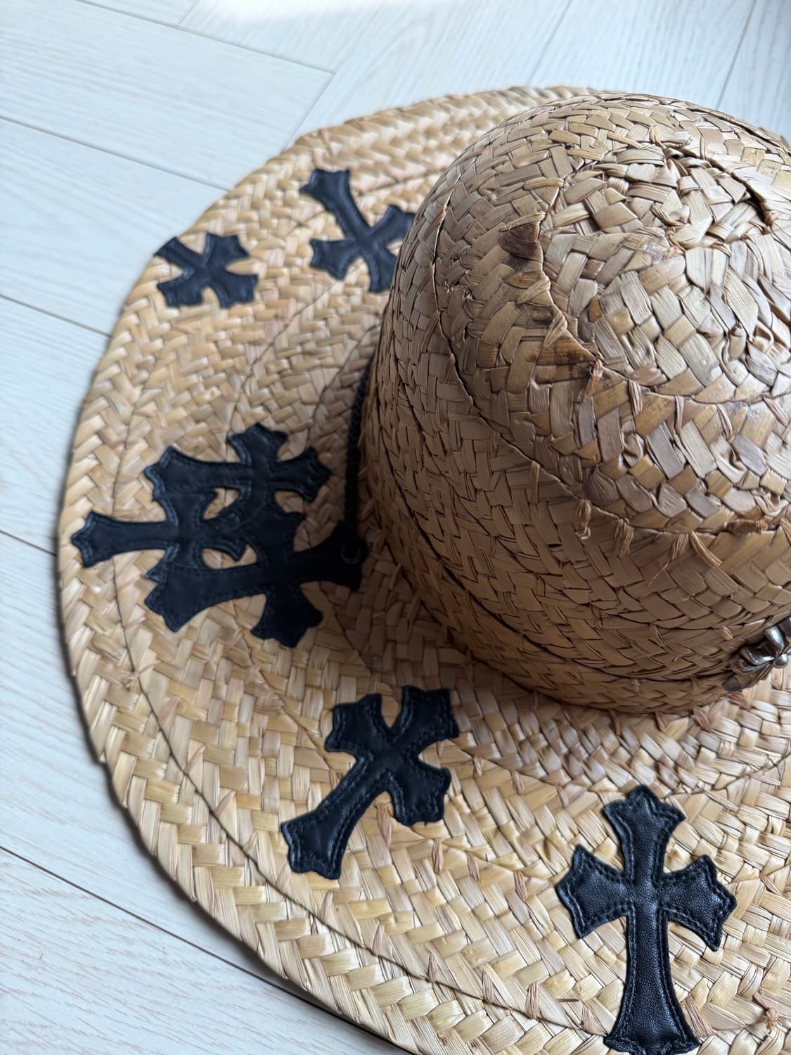 크롬하츠 세메터리 패치 라탄 모자 햇 상품이미지5