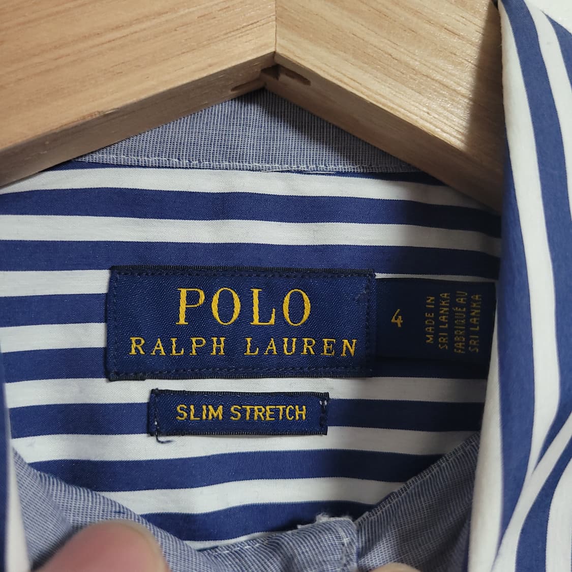 (4) POLO 폴로 랄프로렌 여성 스트라이프 셔츠 남방 S 상품이미지3