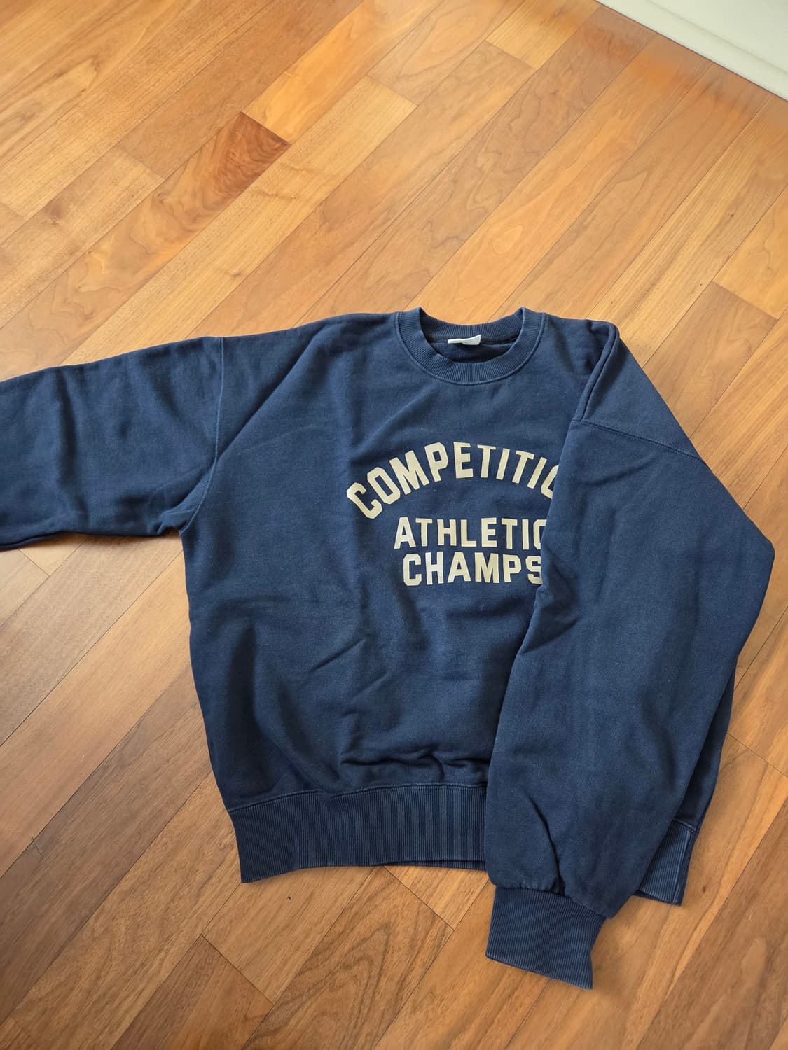 스웻셔츠 네이비 상품이미지3