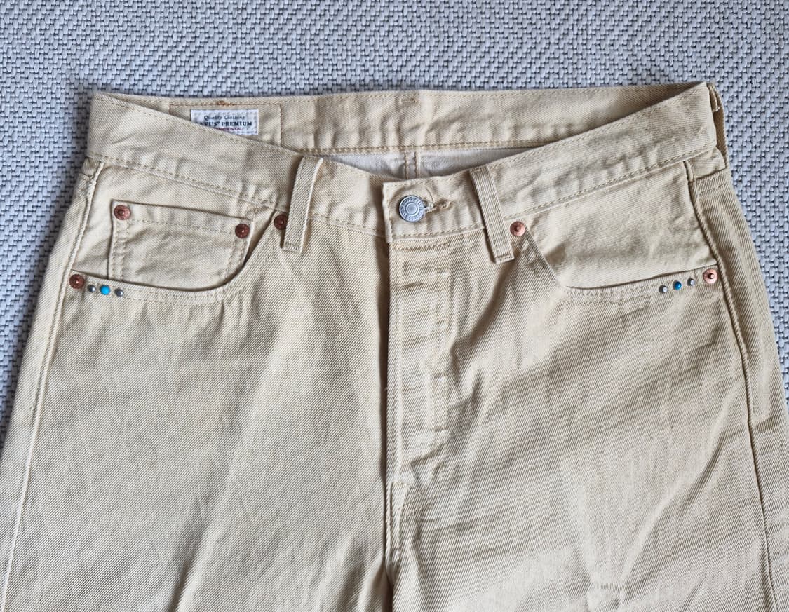 리바이스 프리미엄 501 베이지 W32 미착용제품 상품이미지5