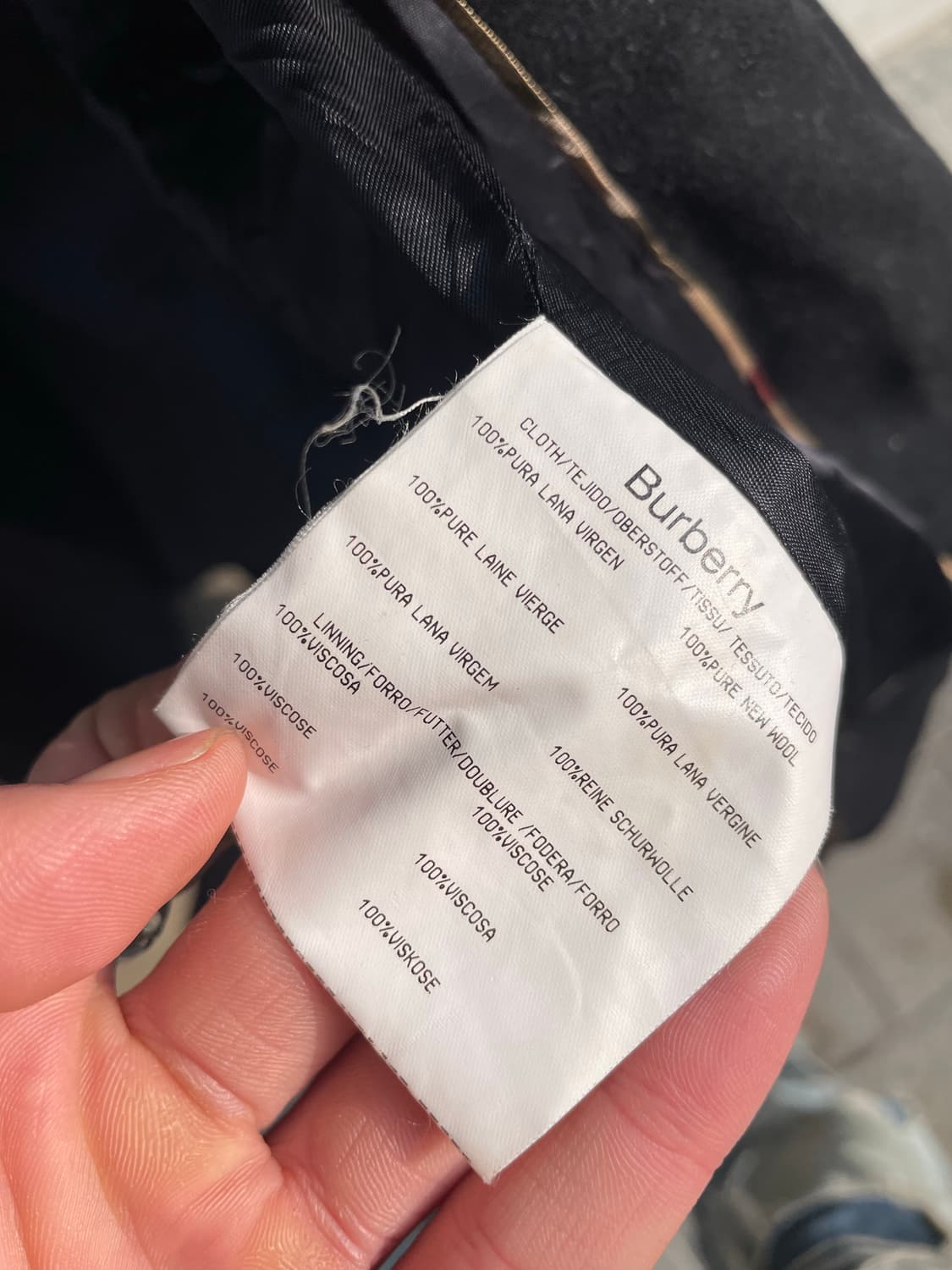 버버리 메이드 스페인 울100 트렌치코트 상품이미지10