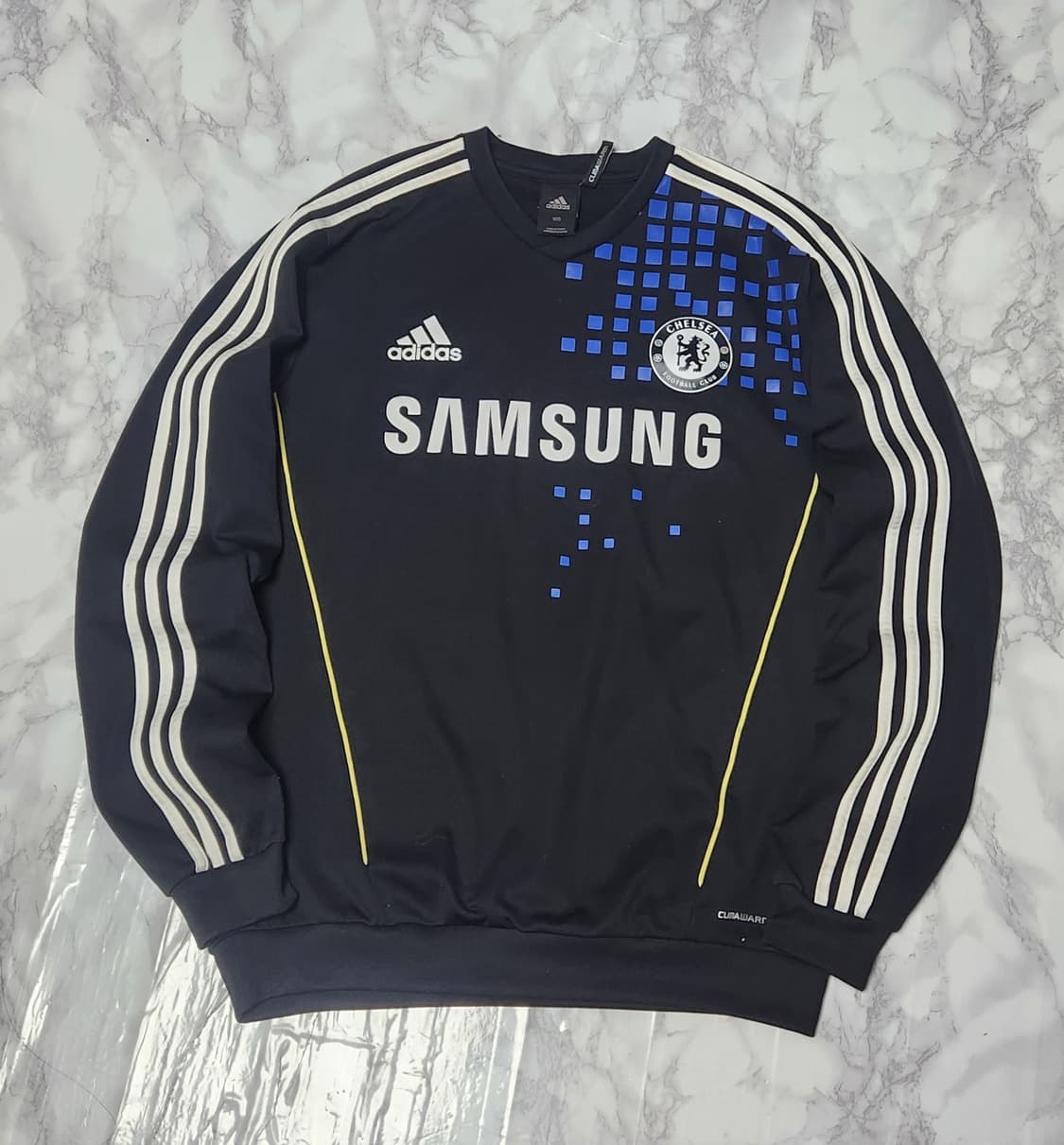 아디다스 첼시 11-12 삼성 스폰서 삼산 트레이닝 웜업 맨투맨 상품이미지1