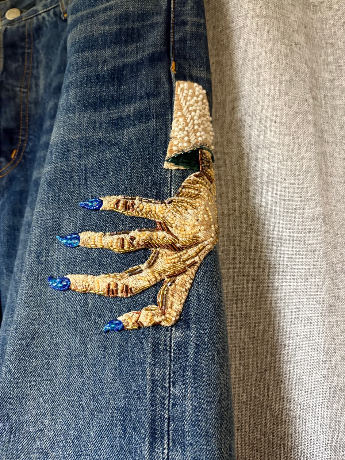 언더커버23fw 디핸드 비즈 팬츠 4 상품이미지2