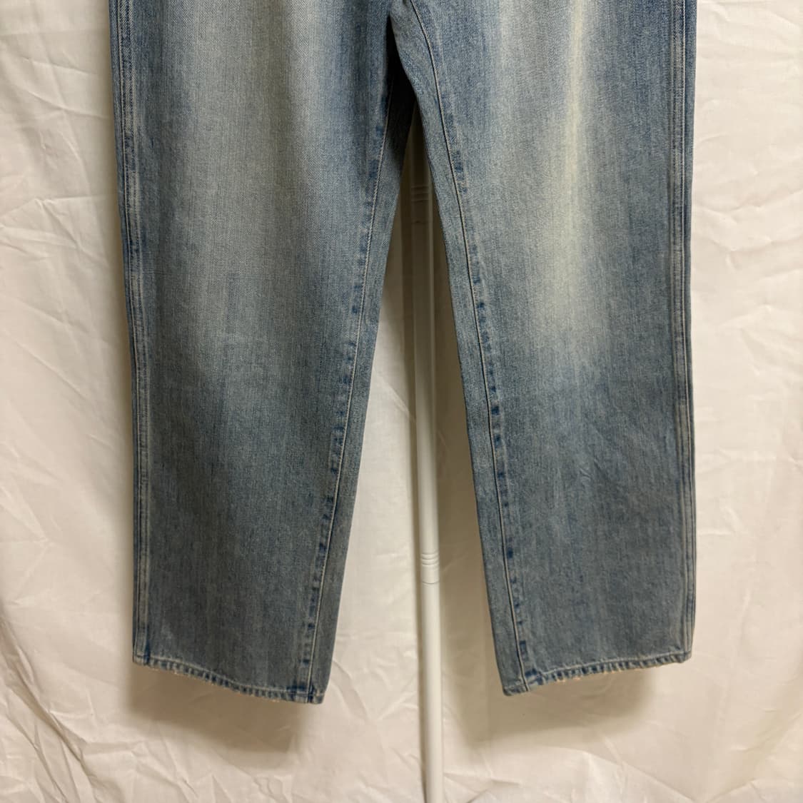 러프사이드 드레이프 데님팬츠 / 라이트블루, 1(29~30) 상품이미지3