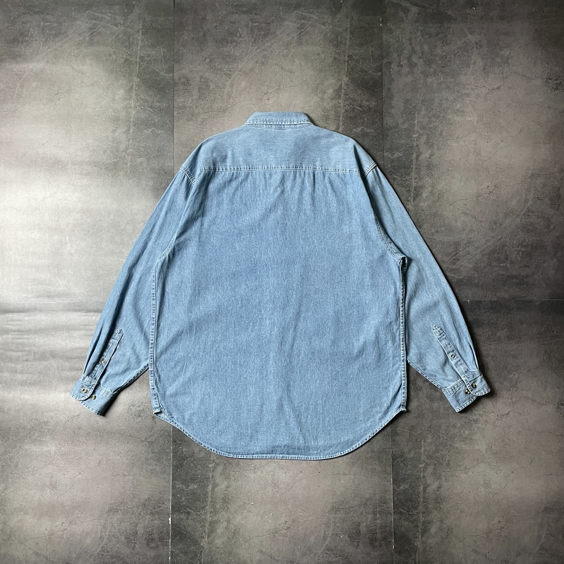 PORT AND COMPANY 빈티지 코튼 데님 셔츠 A00712 상품이미지7