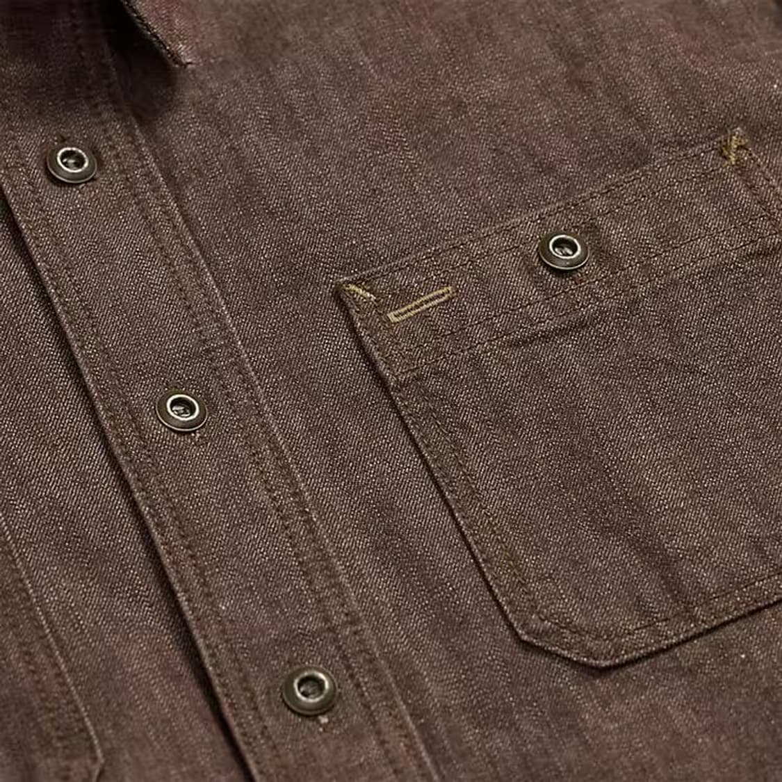 RRL 더블알엘 하베스트 데님 워크 셔츠 M 상품이미지4
