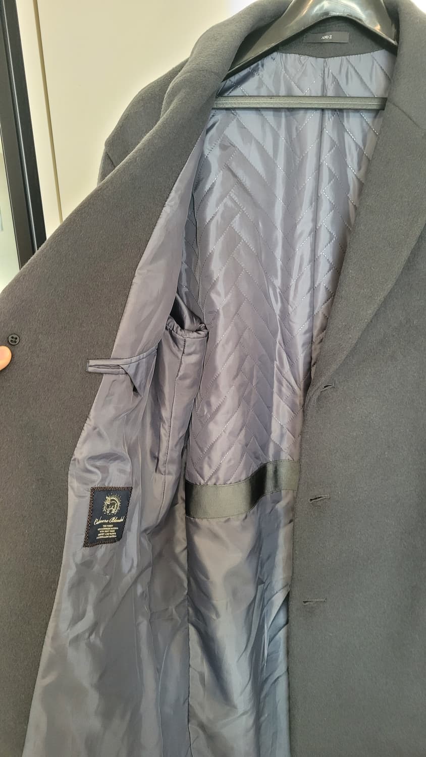 앤드지  캐시미어  남성코트  -새상품 상품이미지5