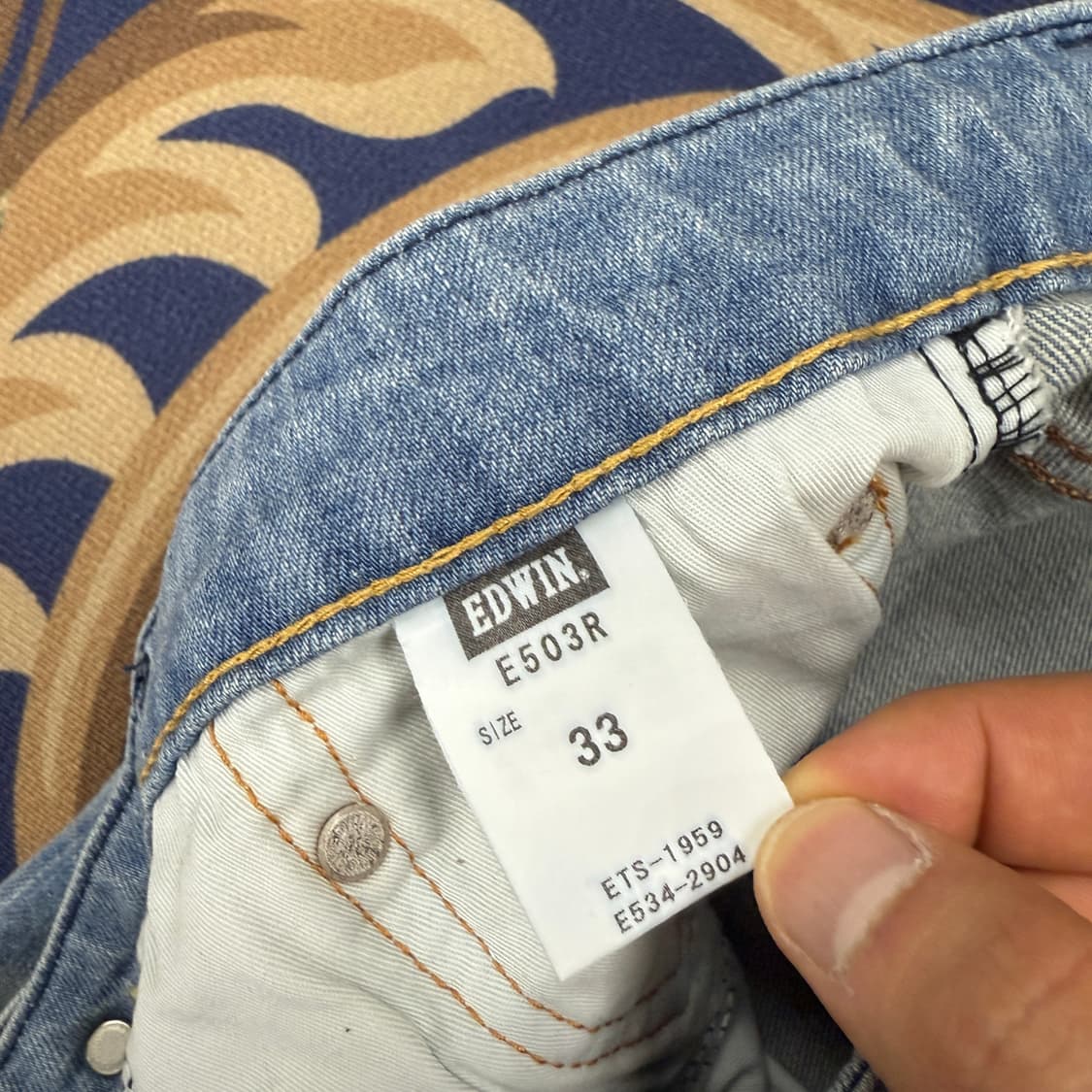 (33)JPN 에드윈 EDWIN 503데님팬츠(made in japan) 상품이미지5