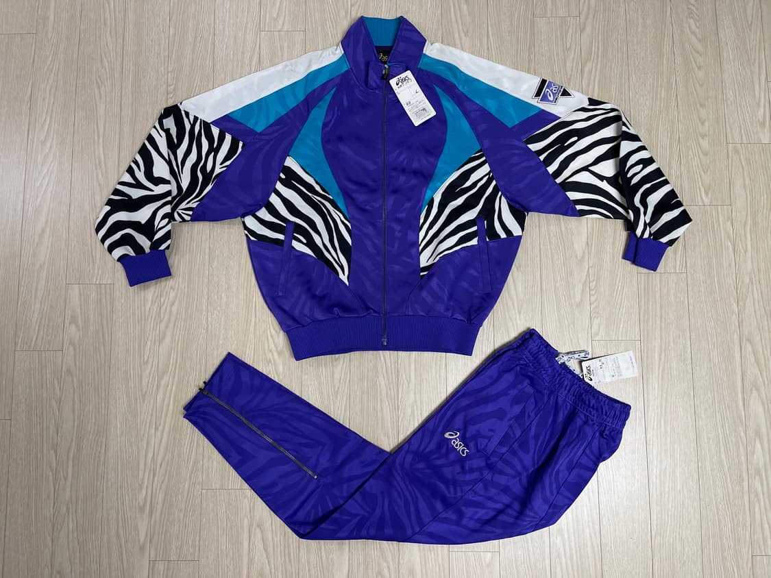 아식스 지브라 90s 올드 트랙탑 저지 셋업 6번 ASICS OLD 상품이미지1