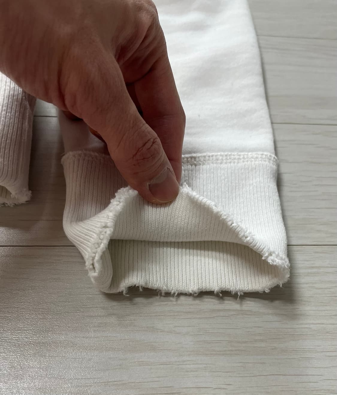 아베크롬비 후드 데미지 화이트M 상품이미지9