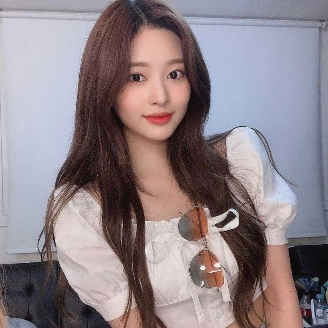 낫유어로즈 스퀘어 크롭 블라우스 상품이미지2