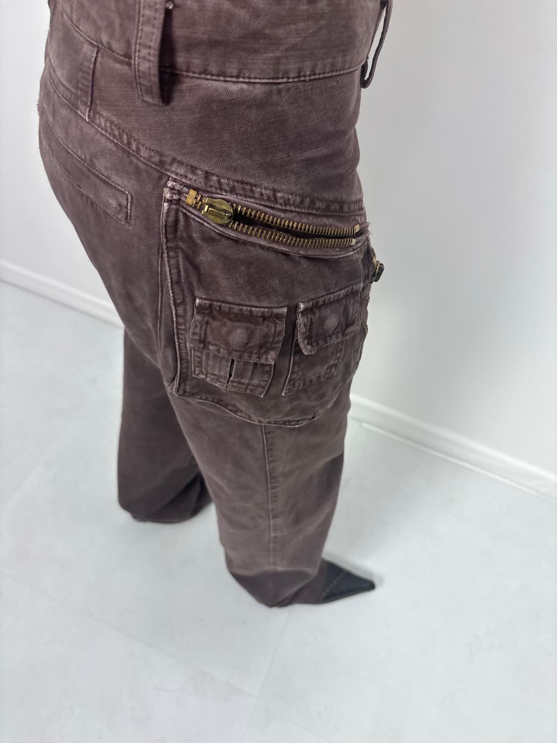 RED BROWN POCKET PANTS 상품이미지5