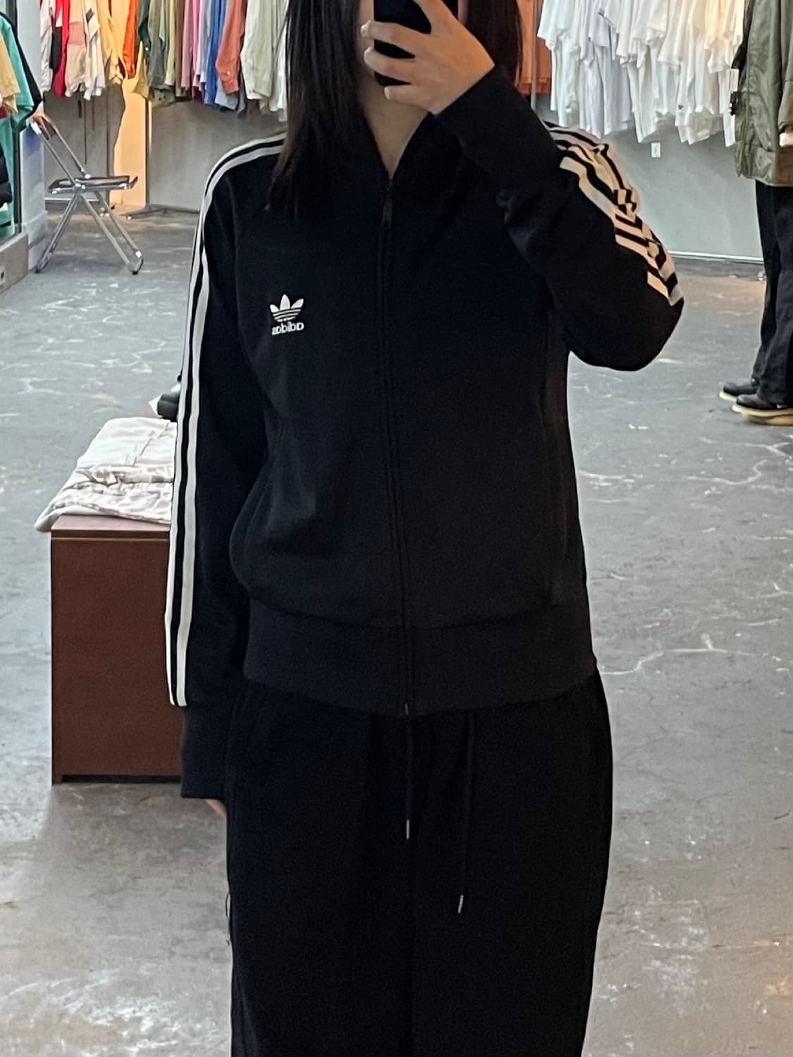 아디다스 파이어버드 블랙 트랙탑 져지 H1496 상품이미지1