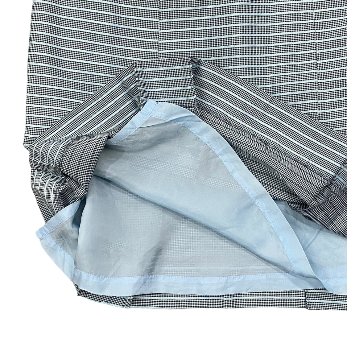 Blue Button Pleats Midi Skirt  상품이미지6