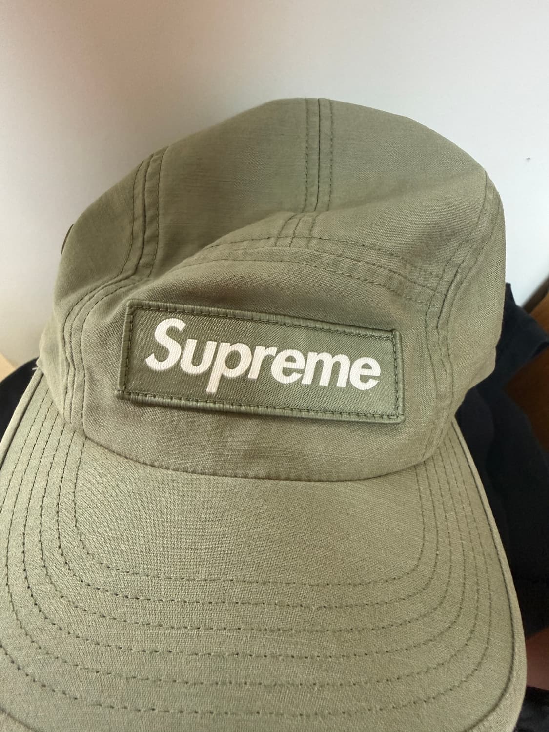 슈프림 캠프캡 Olive - 23FW 상품이미지1