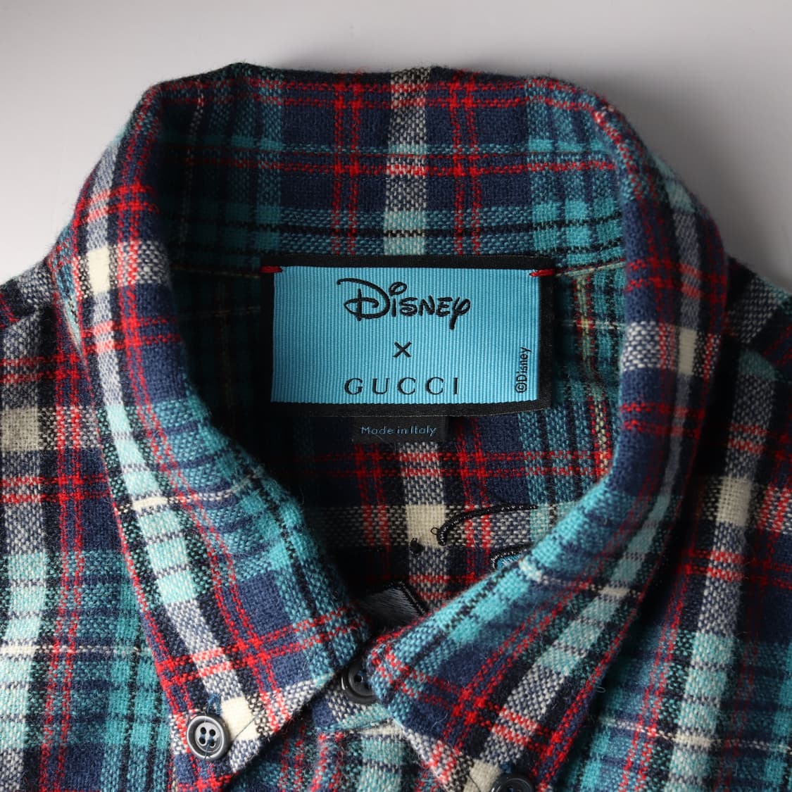 구찌 X 디즈니 21SS 도날드 덕 GG 체크 셔츠 상품이미지3