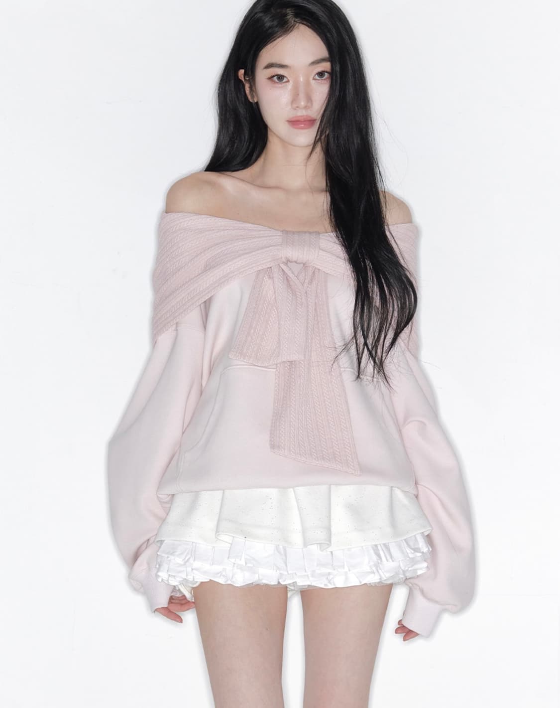 더티스 리본 후드 핑크 (2/11 순차배송 주문건) 상품이미지1