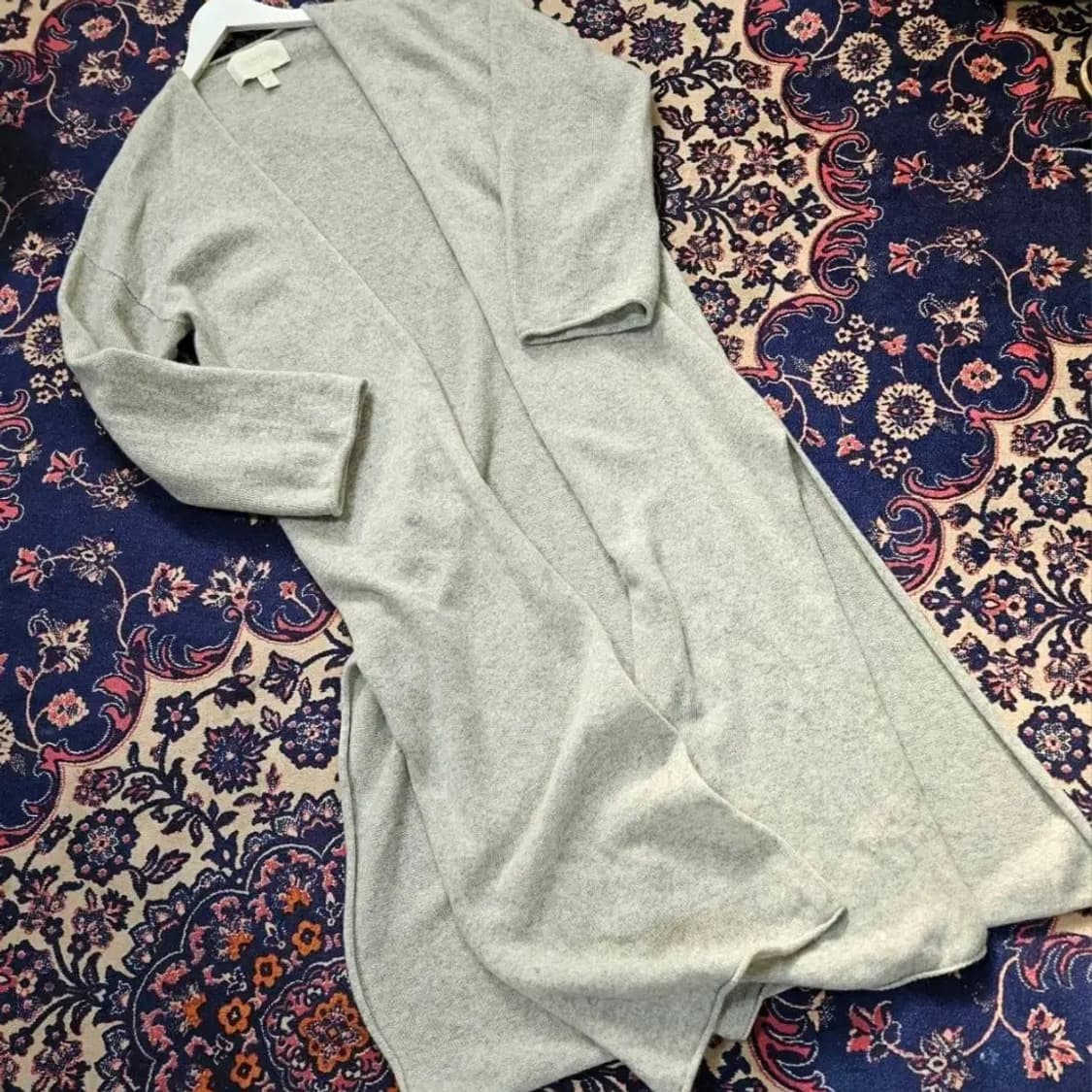 에민앤폴(Emin&Paul) 캐시미어 울 혼방 루즈핏 롱 가디건 상품이미지1