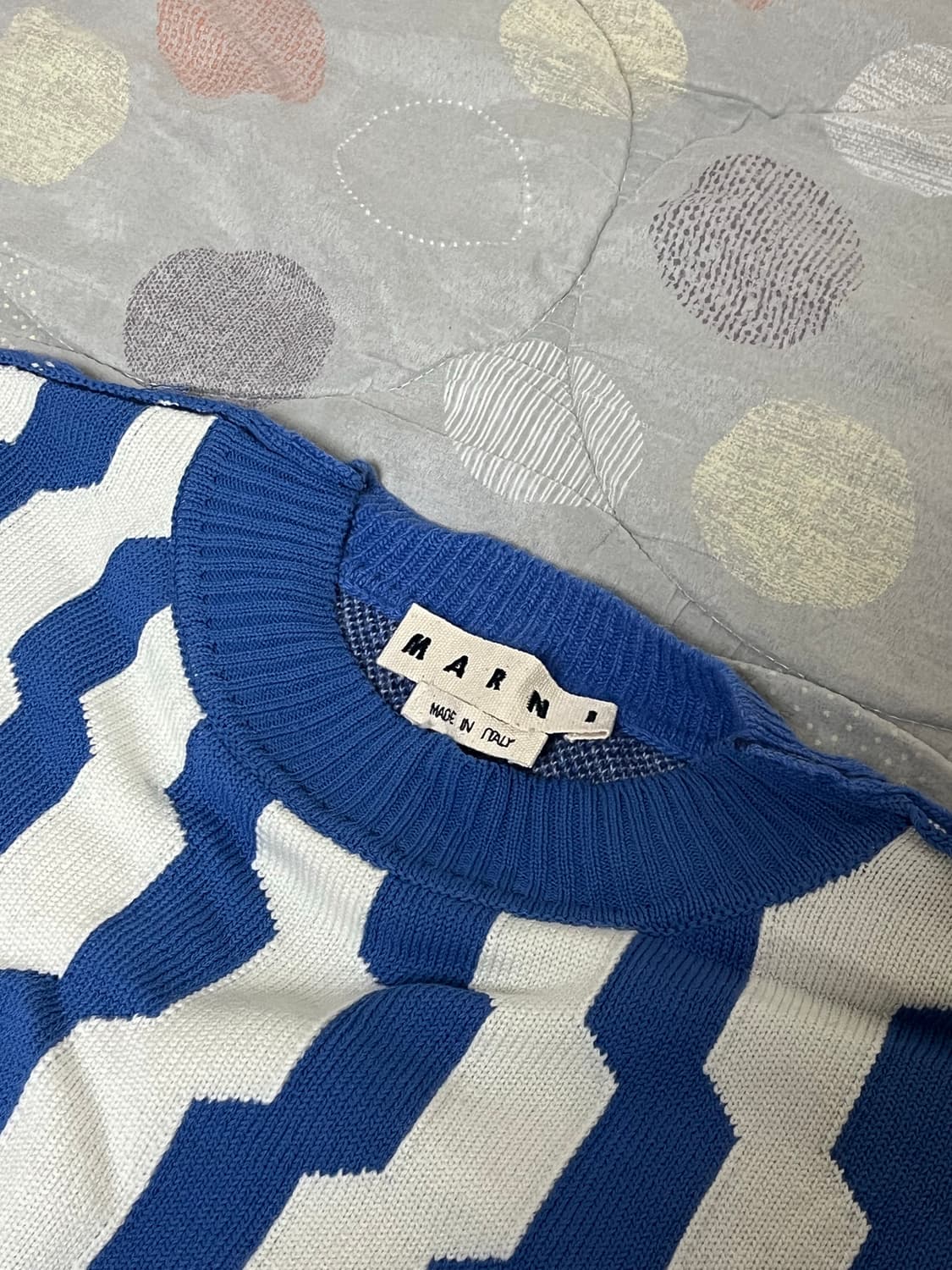 22SS 마르니 Marni check knitwear 상품이미지2