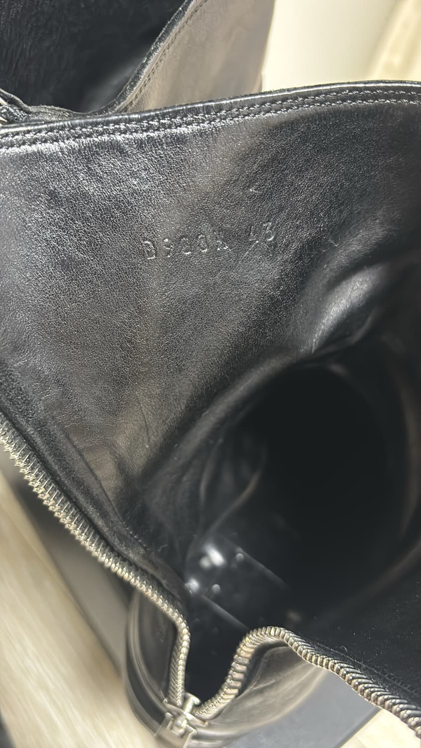 구이디 988 백지퍼 레더부츠 43사이즈 상품이미지6