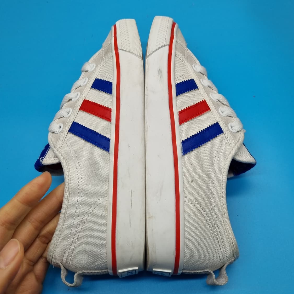 아디다스 니짜로우 흰빨파 스니커즈225 상품이미지5